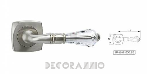 Ручки для распашных дверей подвижные Mestre New Infinity - 0R6869.000.62