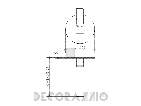 Смеситель для раковины Keuco Edition 300 - Kede36