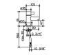Смеситель для раковины Keuco Plan - Kede80