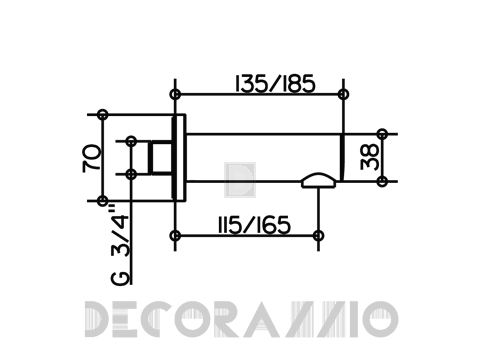 Излив Keuco Plan - Kede84