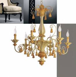 Светильник  потолочный подвесной (Люстра) Roberto Giovannini WITH LITTLE TASSELS, 826