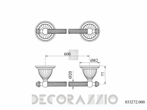 Держатель для полотенец Mestre Artica - 033272.000.01