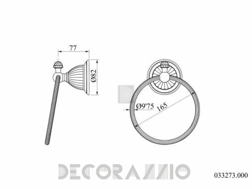 Держатель для полотенец Mestre Artica - 033273.000.01