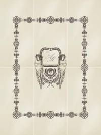 Настенная плитка Petracer's Ad Personam, BLASON SET with monogram with fibre-glass 409