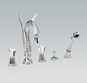Смеситель для ванной Jado Perlrand Cristal, H3981