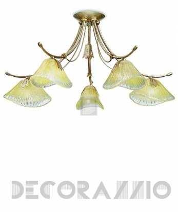 Светильник потолочный накладной (Люстра) Falb Flora - 54-5