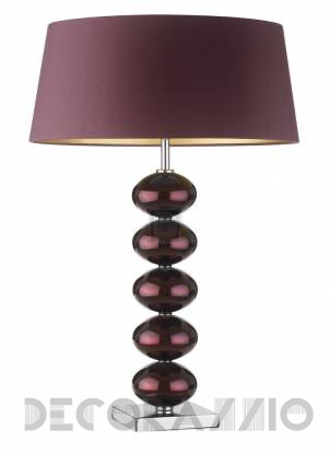 Светильник настольный (Настольная лампа) Heathfield & Co Ballet - Ballet Mirror Aubergine Table Lamp