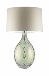 Светильник  настольный  (Настольная лампа) Heathfield & Co Bella, Bella Green Lustre Table Lamp