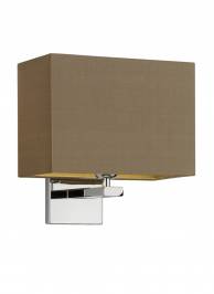 Светильник  настенный накладной (Бра) Heathfield & Co Braque, Braque Chrome Wall Light