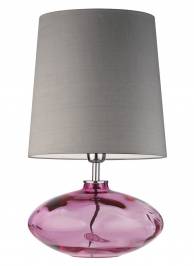 Светильник  настольный  (Настольная лампа) Heathfield & Co Crocus, Crocus Fuchsia Optic Table Lamp