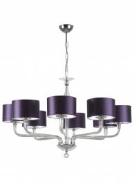 Светильник  потолочный подвесной (Люстра) Heathfield & Co Czarina, Czarina Eight Arm purple