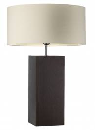 Светильник  настольный накладной (Настольная лампа) Heathfield & Co Darwin, Darwin Wenge Large Cube Table Lamp