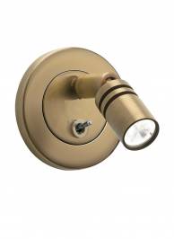 Светильник  настенный накладной (Бра) Heathfield & Co Felipe, Felipe Antique Brass LED Wall Light