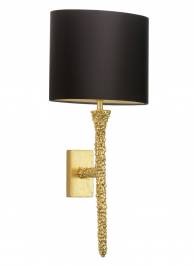 Светильник  настенный накладной (Бра) Heathfield & Co Helene, Helene Gold Leaf Wall Light