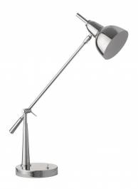 Светильник  настольный  (Настольная лампа) Heathfield & Co Jato, Jato Round Chrome Desk Lamp