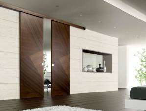 Двери межкомнатные двустворчатые раздвижные Ghizzi & Benatti DESIGN, RIO CN
