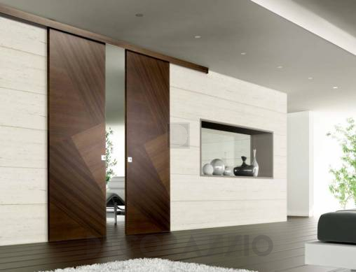 Двери межкомнатные двустворчатые раздвижные Ghizzi & Benatti DESIGN - RIO CN