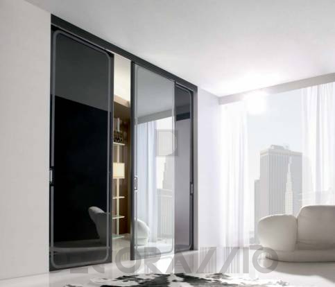 Двери межкомнатные двустворчатые раздвижные Ghizzi & Benatti Top Design - REFLEX 3