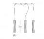 Светильник потолочный подвесной Evi Style FRISÈ - ES0503SO08SEAL