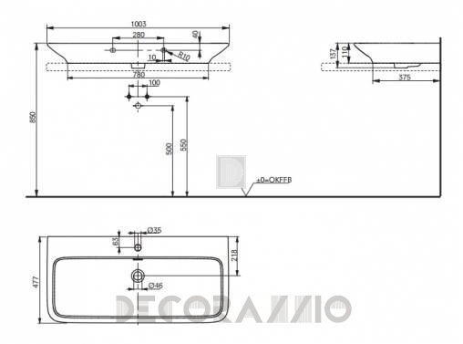 Накладная раковина Toto MH Series - LW10069G