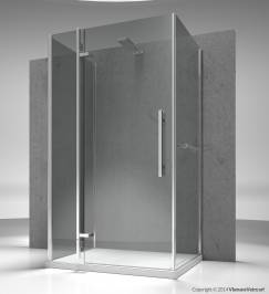 Душевая кабина VismaraVetro Tiquadro, QF+QA+QG