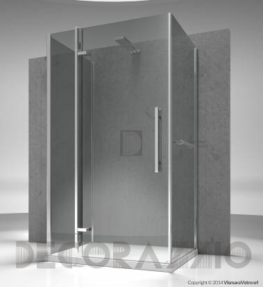 Душевая кабина VismaraVetro Tiquadro - QF+QA+QG