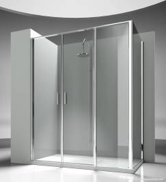 Душевая кабина VismaraVetro Linea, L3+LG