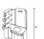 Комплект в ванную Eurolegno Hollywood - Hollywood Composizione 56