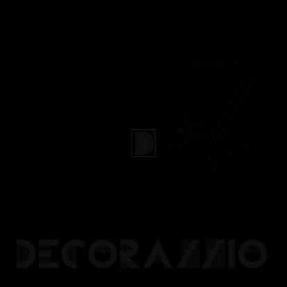 Смеситель для душа Cristina Rubinetterie Tricolore Retro' - TO 101