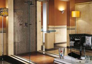 Настенная плитка Versace Ceramics Palace Rivestimenti Living, nero