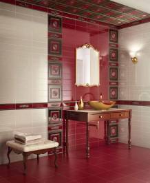 Настенная плитка Vallelunga Bathroom Furnishing, Bordeaux