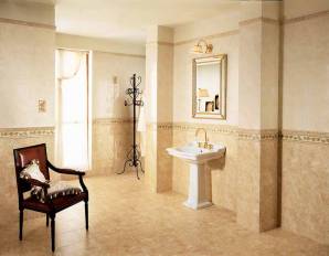 Настенная плитка Vallelunga Bathroom Furnishing, Giallo