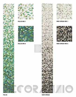 Настенная плитка Bisazza Shading Blends - Mosaic-Tile-Blend1