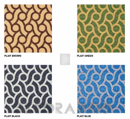Настенная плитка Bisazza Decorations In Artistic Technique - Mosaic-Decorations-PLAIT