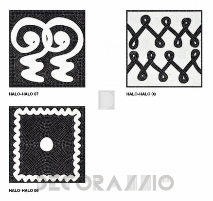 Настенная плитка Bisazza Decorations In Artistic Technique - HALO-HALO