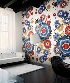Настенная плитка Bisazza Decorations In Artistic Technique, Decoration-Mosaic-BLOEM