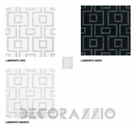 Настенная плитка Bisazza Decoration Mosaics - Decoration-Mosaic-LABIRINTO