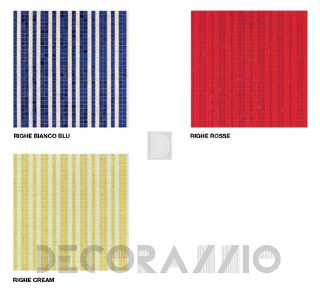 Настенная плитка Bisazza Decoration Mosaics - Decoration-Mosaic-RIGHE-3