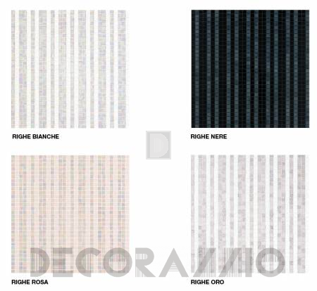 Настенная плитка Bisazza Decoration Mosaics - Decoration-Mosaic-RIGHE-3