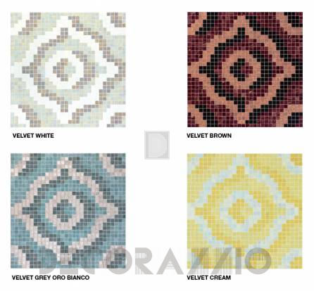 Настенная плитка Bisazza Decoration Mosaics - Decoration-Mosaic-VELVET