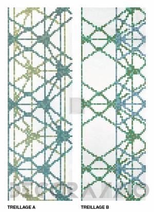 Настенная плитка Bisazza Decoration Mosaics - Decoration-Mosaic-TREILLAGE