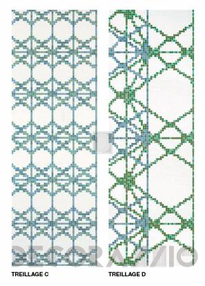 Настенная плитка Bisazza Decoration Mosaics - Decoration-Mosaic-TREILLAGE