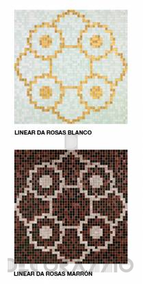Настенная плитка Bisazza Decoration Mosaics - Decoration-Mosaic-LINEAR-DA-ROSAS