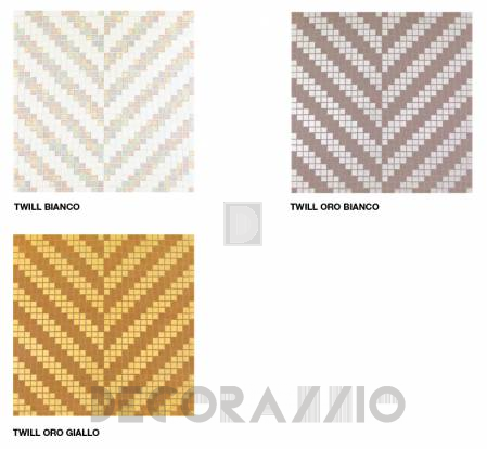 Настенная плитка Bisazza Decoration Mosaics - Decoration-Mosaic-TWILL
