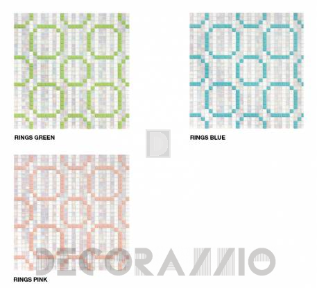 Настенная плитка Bisazza Decoration Mosaics - Decoration-Mosaic-RINGS