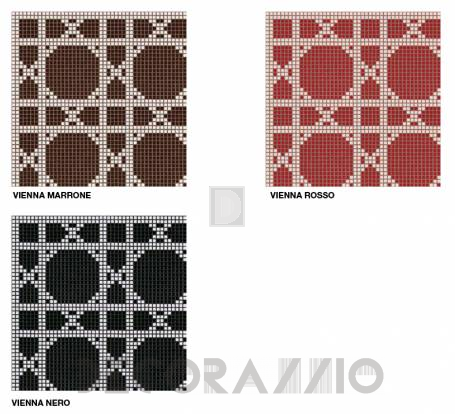 Настенная плитка Bisazza Decoration Mosaics - Decoration-Mosaic-VIENNA