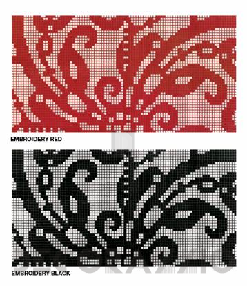 Настенная плитка Bisazza Decoration Mosaics - Decoration-Mosaic-EMBROIDERY