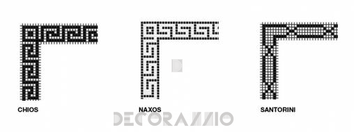Настенная плитка Bisazza Borders - Mosaic-Border-OPUS-ROMANO