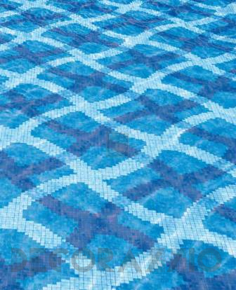 Плитка для бассейна Bisazza Pool Mosaics - Pool-Mosaic-MIRAGE-BLUE