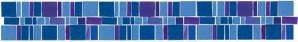 Настенная плитка Trend Borders, Liberty Blue Border